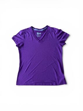 Nike Dri-FIT V-Neck Short Sleeve Tee - Purple